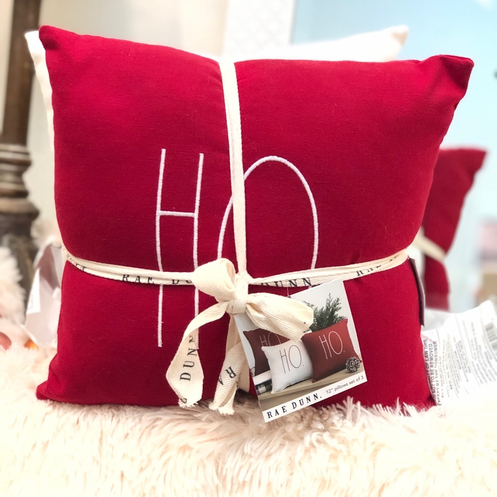 Rae Dunn Pillow Set